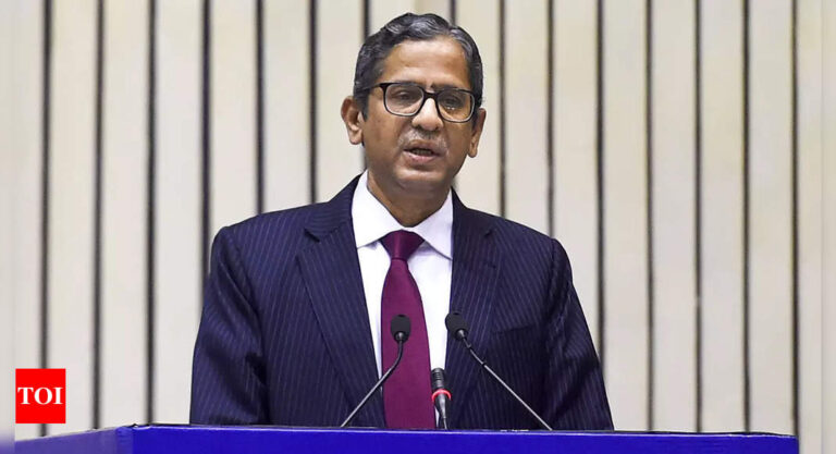 One should be mindful of 'Lakshman Rekha': CJI Ramana at event with PM Modi, CMs