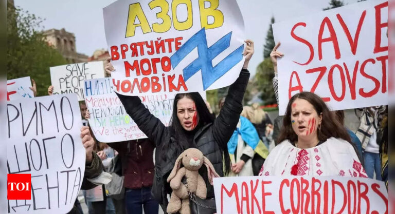 Russia-Ukraine war live updates: 20 civilians leave Mariupol's Azovstal site, Ukrainian regiment says