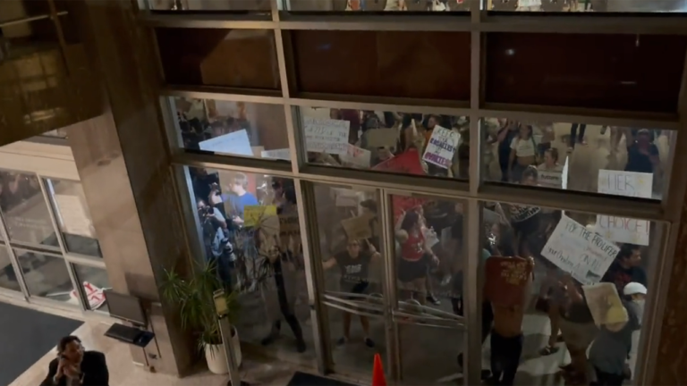 Arizona abortion protest: Police release tear gas, lawmakers ‘held hostage’ in Senate building